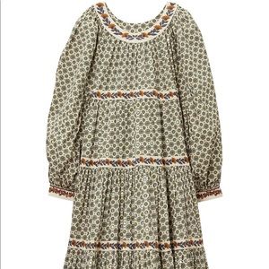 Tory Burch Medallion Puffed Sleeve Dress